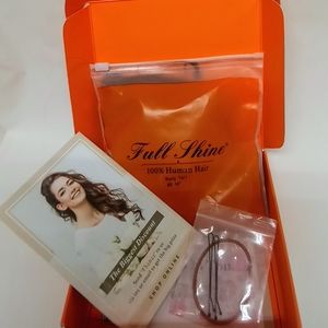 100% Human Hair Wrap Around Ponytail. NIB With Tags 16"